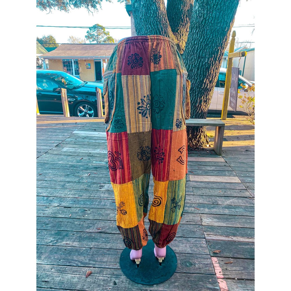 Beautiful boho hippie patchwork pants - Picture 3 of 10